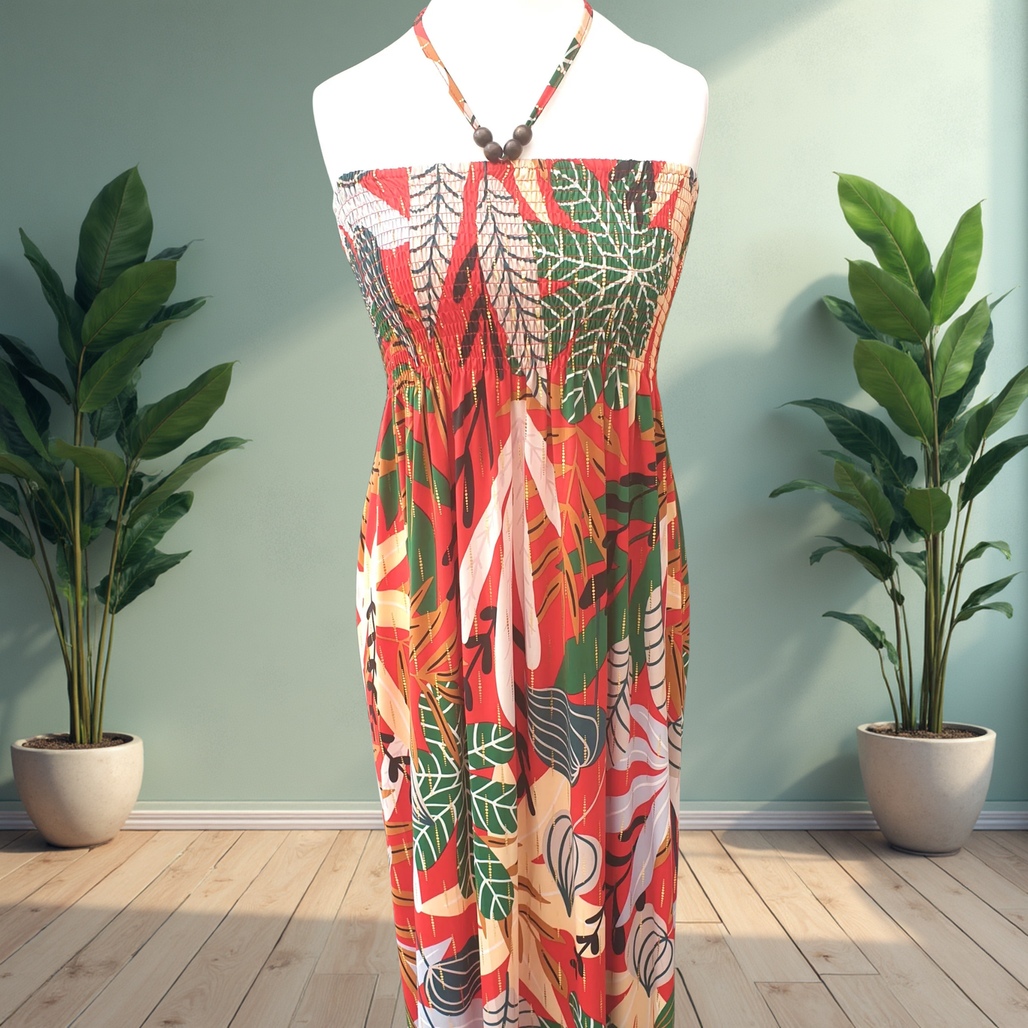 Halter Neck Maxi Dress - Available In Various Colours