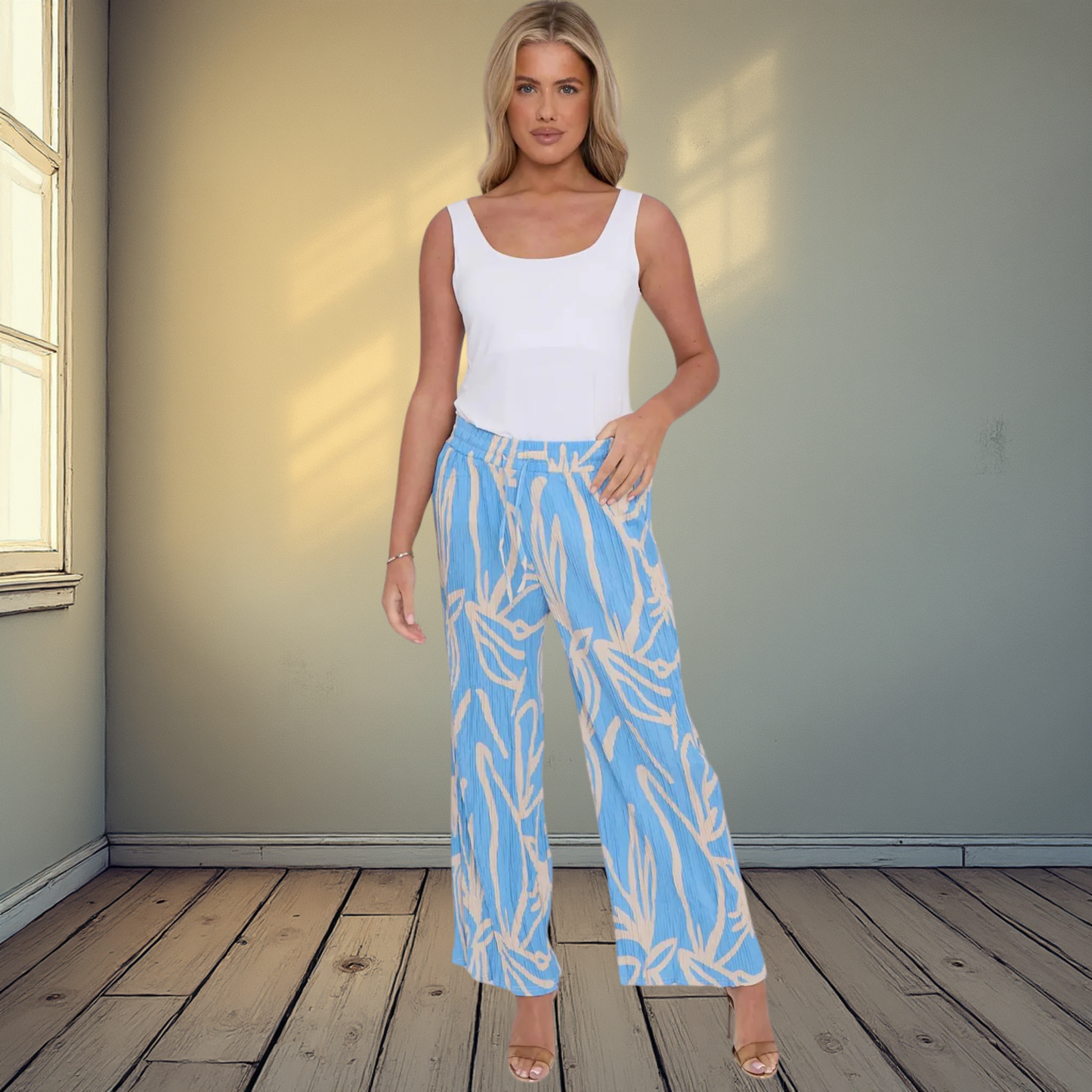 Pleated Trousers - Available In Various Colours