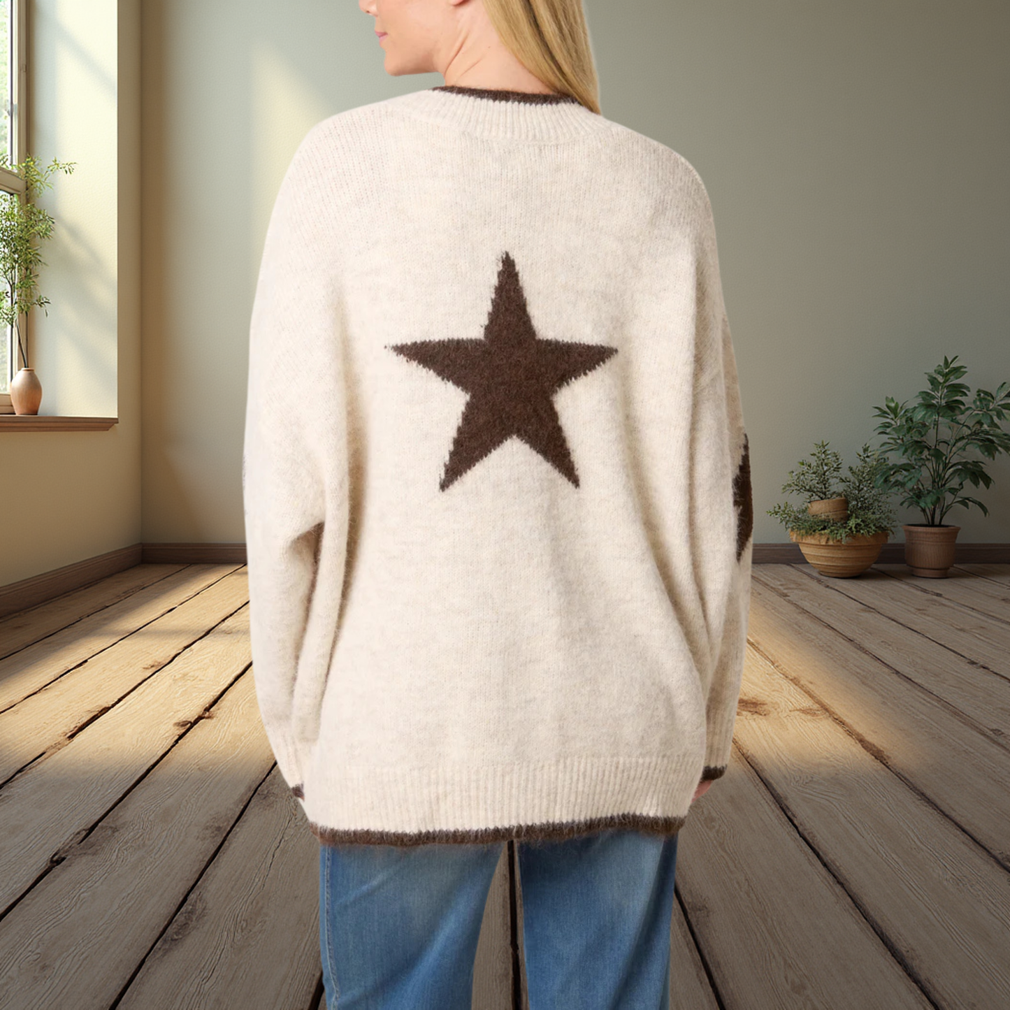 Relaxed Knit Oversized Cardigan