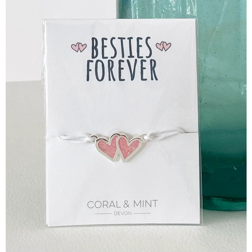 Besties Forever String Charm Bracelet
