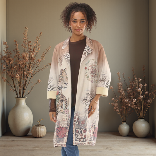 Printed Pocket Jacket