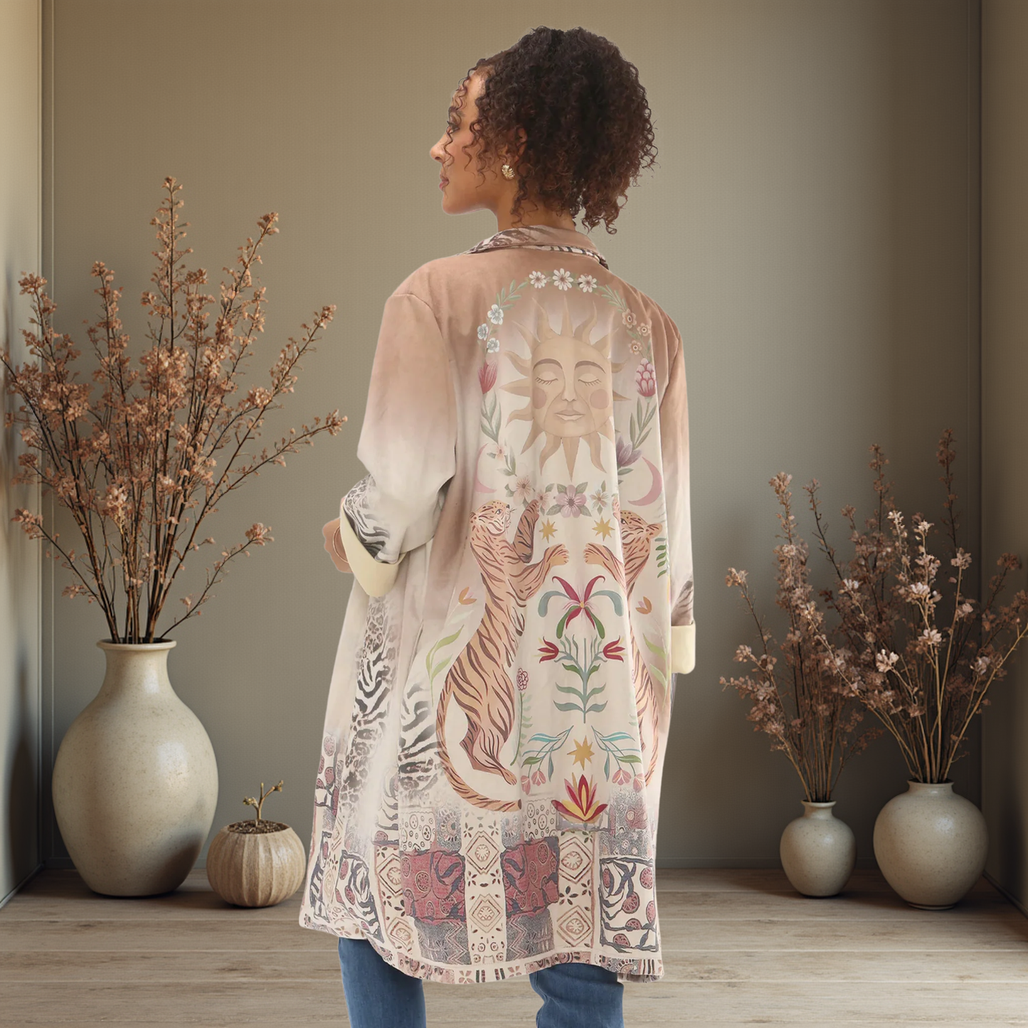 Printed Pocket Jacket