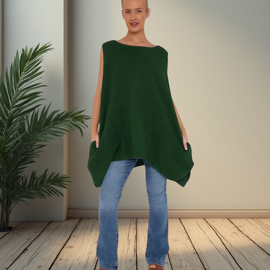 Cheesecloth Cotton Tunic Top - Available In Various Colours
