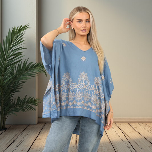 Embroidered Kaftan - Available In Other Colours