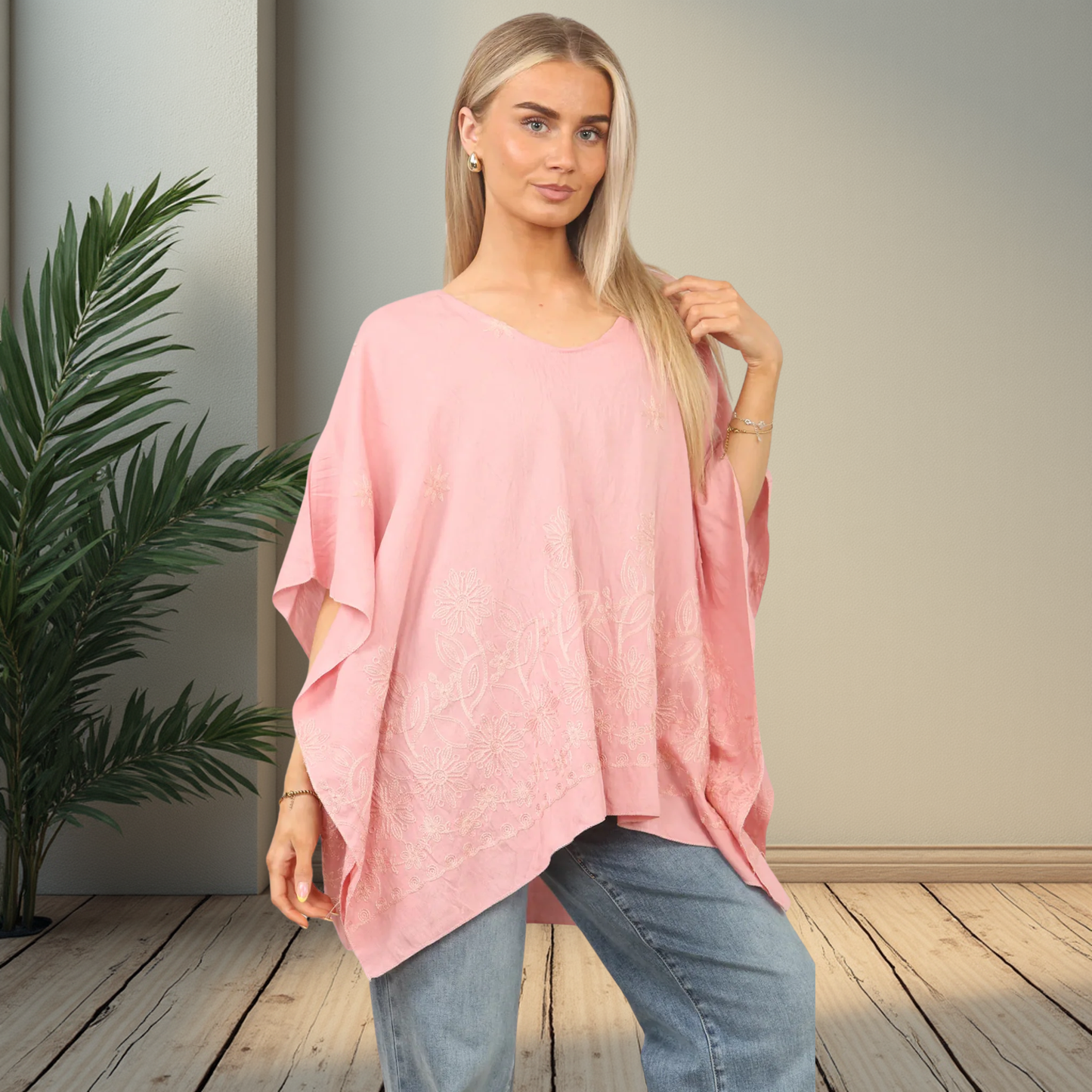 Embroidered Kaftan - Available In Other Colours