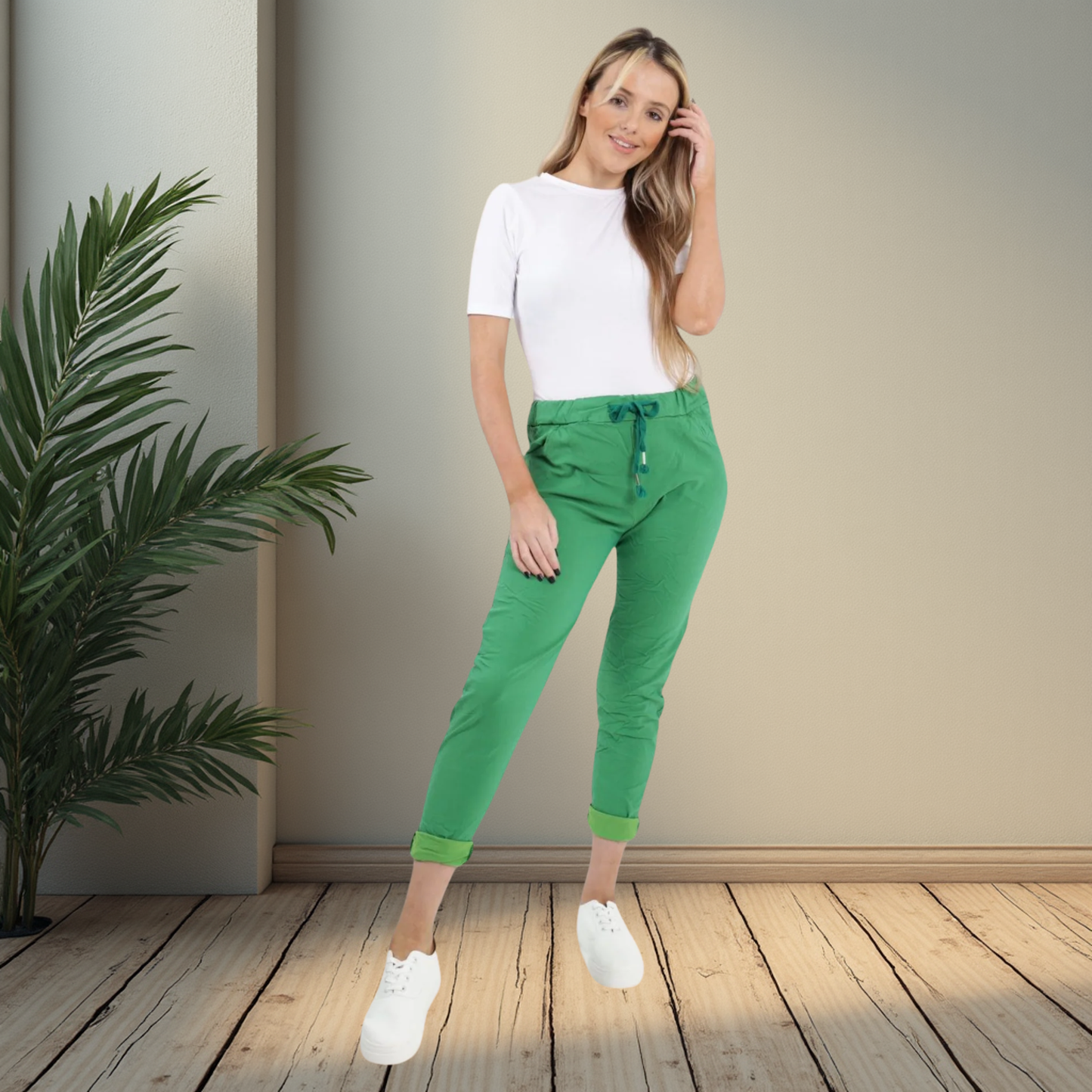 Everyday Essential Stretch Magic Trousers - Available In Various Colours