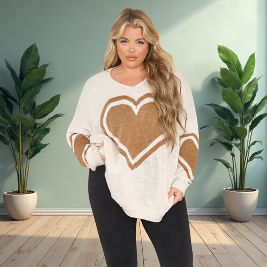 Heart Design Jumper