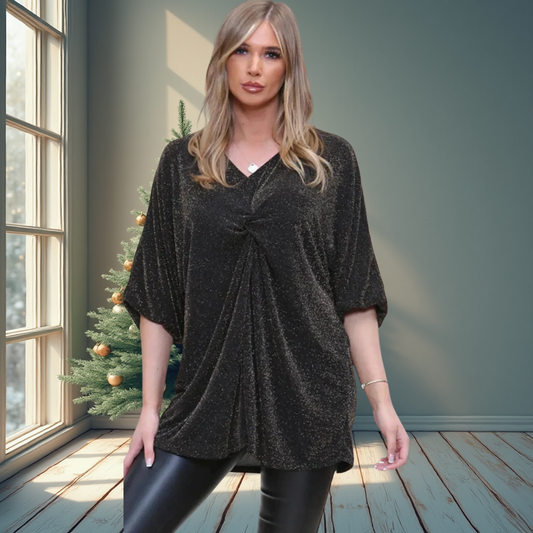 Glitter knot Blouse