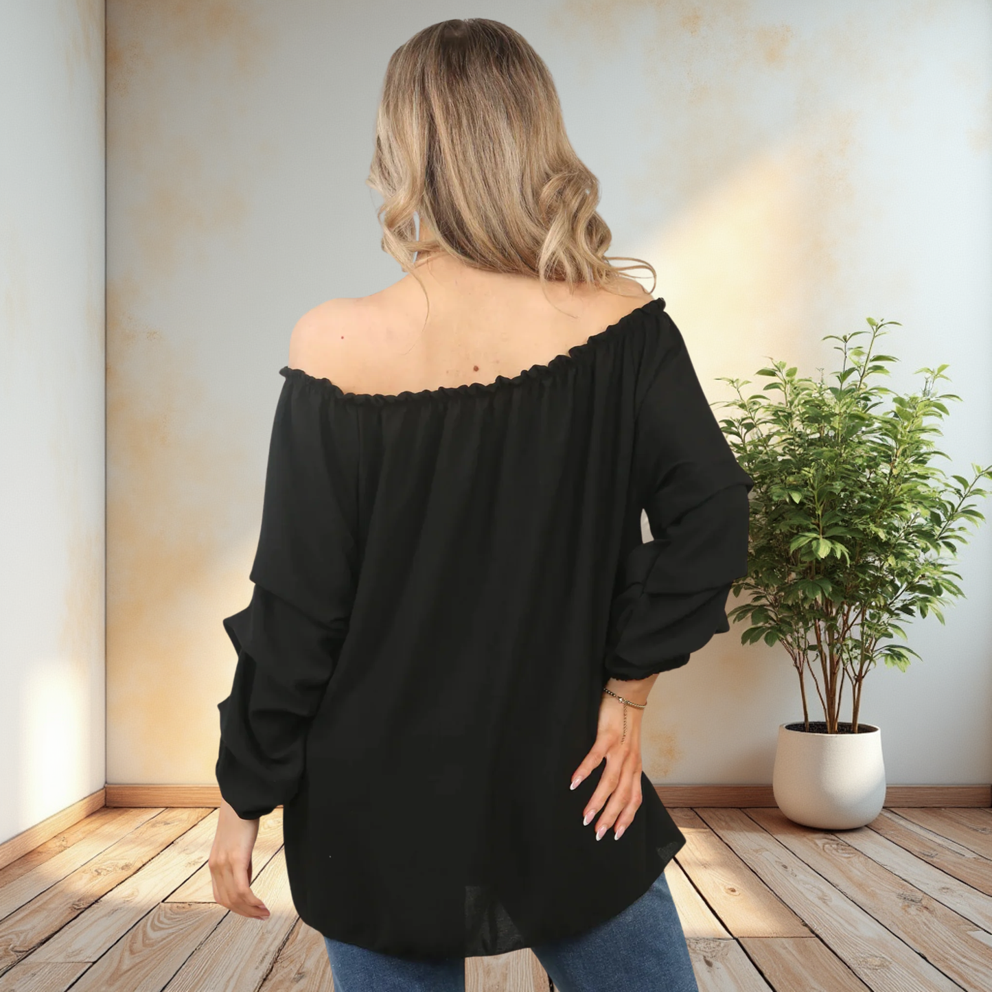 Off The Shoulder Blouse - Available In Various Colours
