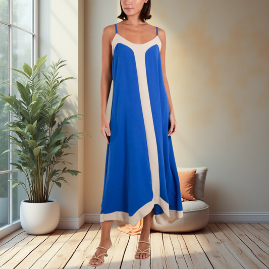 Panel Front Dress - Also Available In Khaki