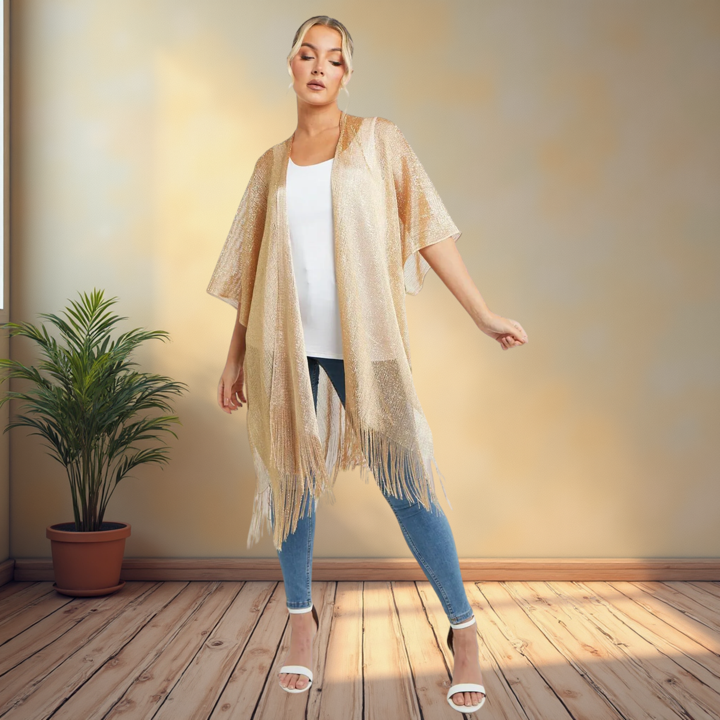 Sparkly Kaftan -  Available In Various Colours