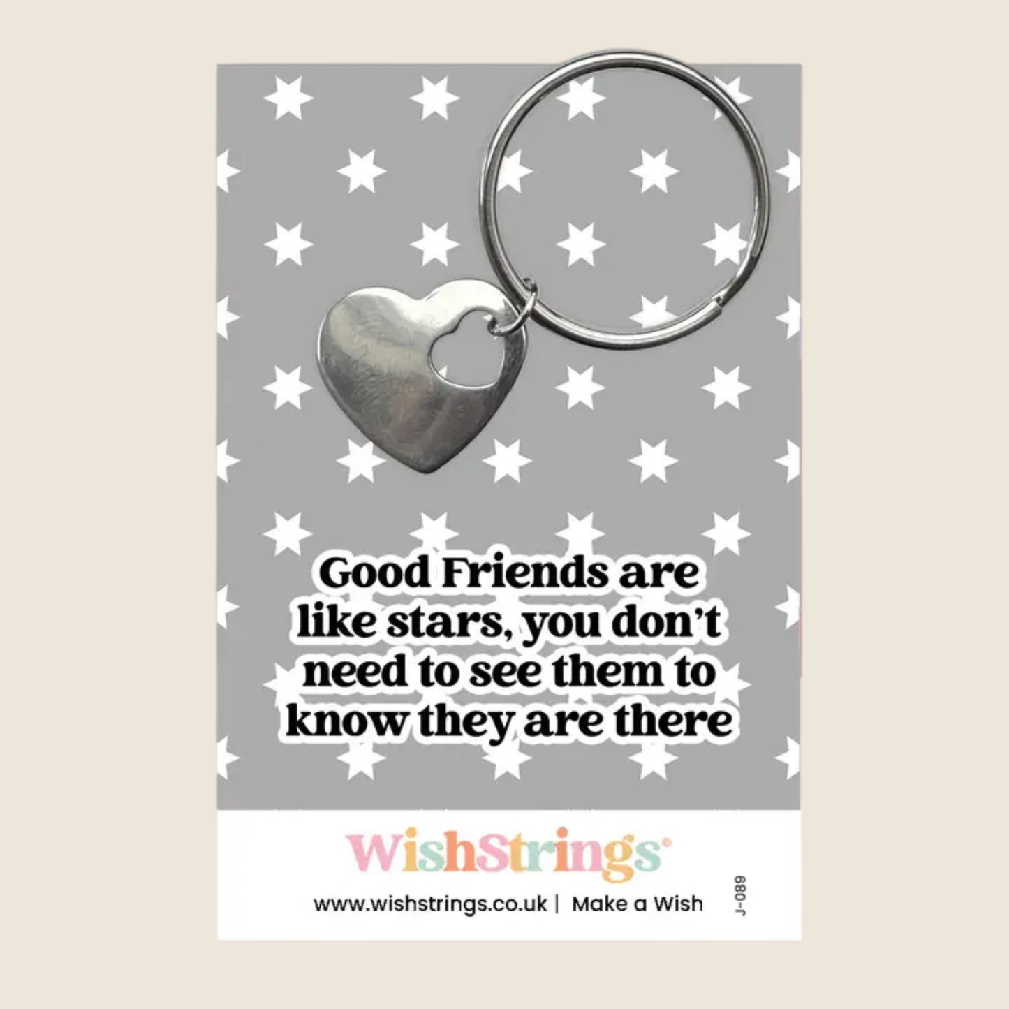 Heart Keyring-Various Card Designs Available