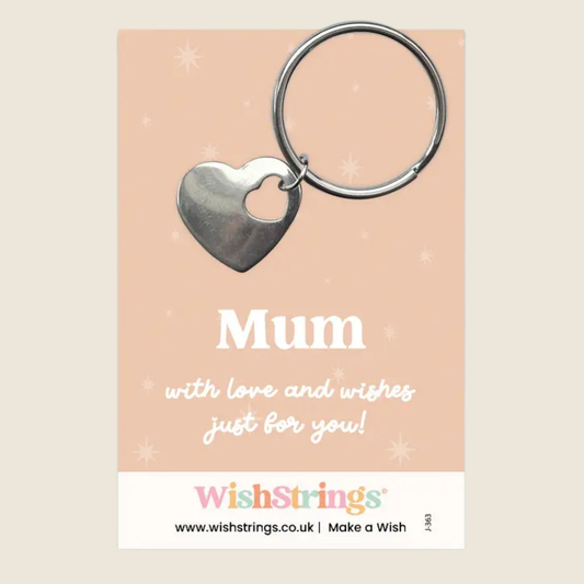 Heart Keyring-Various Card Designs Available