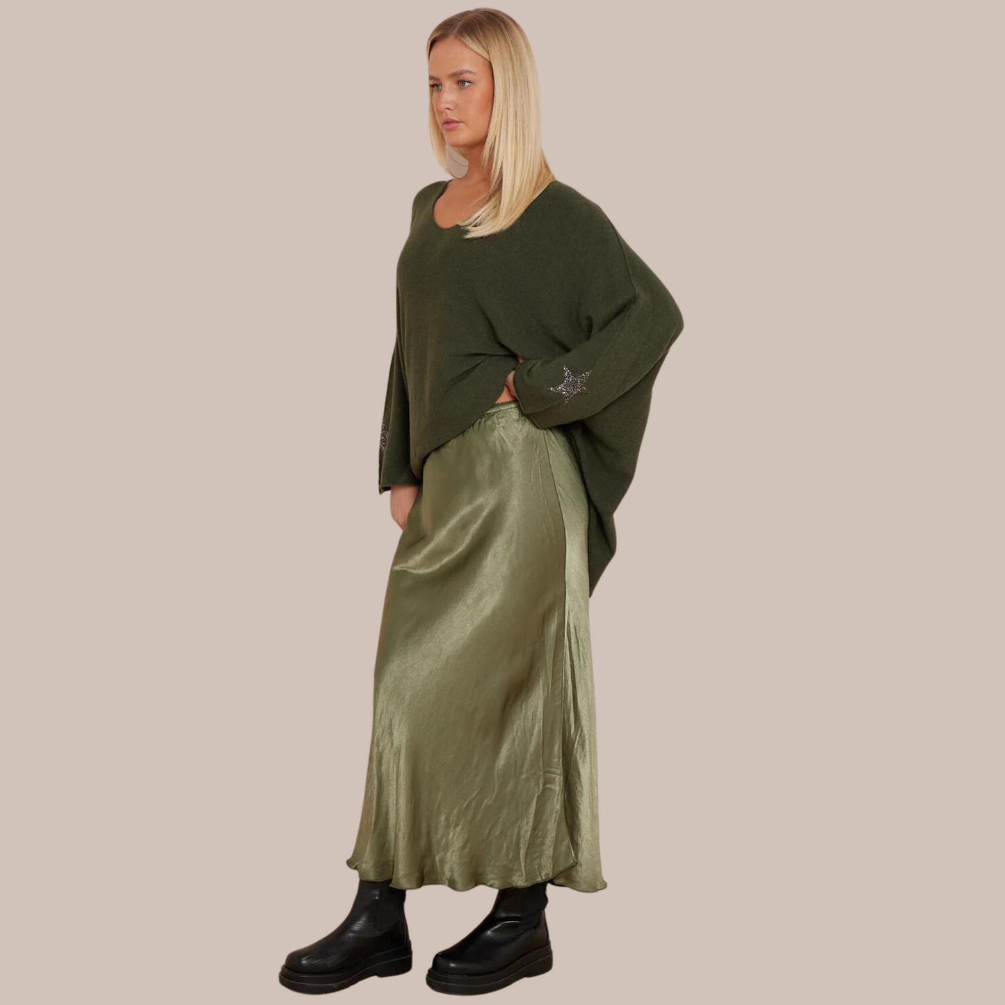 Satin Skirt .Available in various colours .