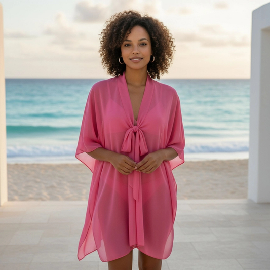 Scarf Tie Front Kaftan