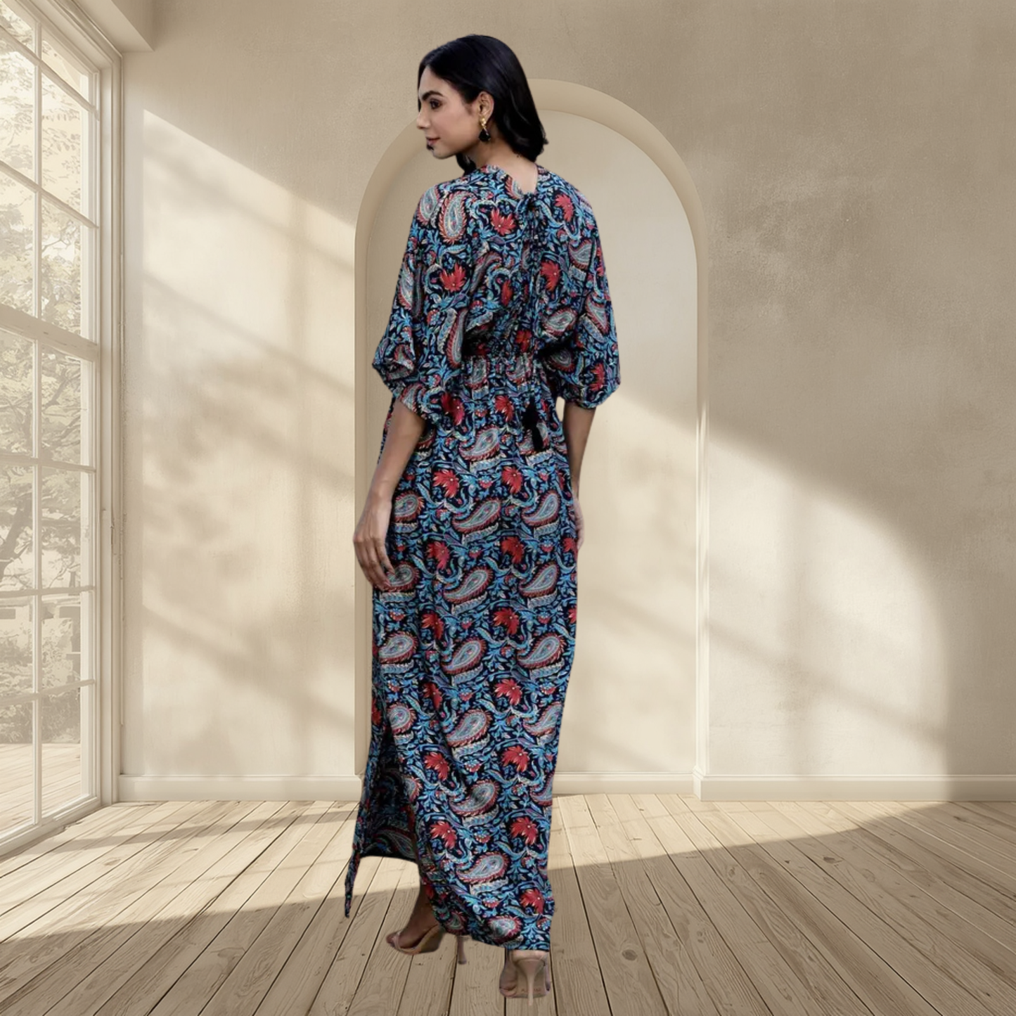 Boho Kaftan Maxi Dress