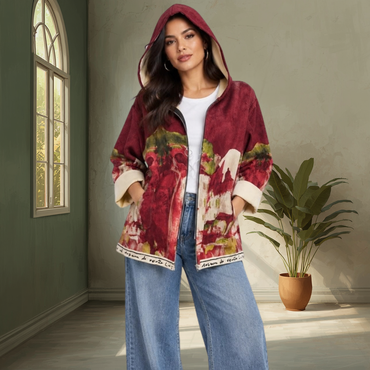Vienna Zipped Hoodie Jacket