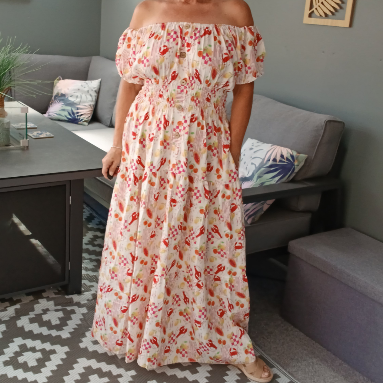 Fun Print Dress-Available In Various Colours