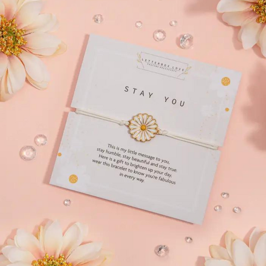 Stay you Bracelet .Gift box available to add