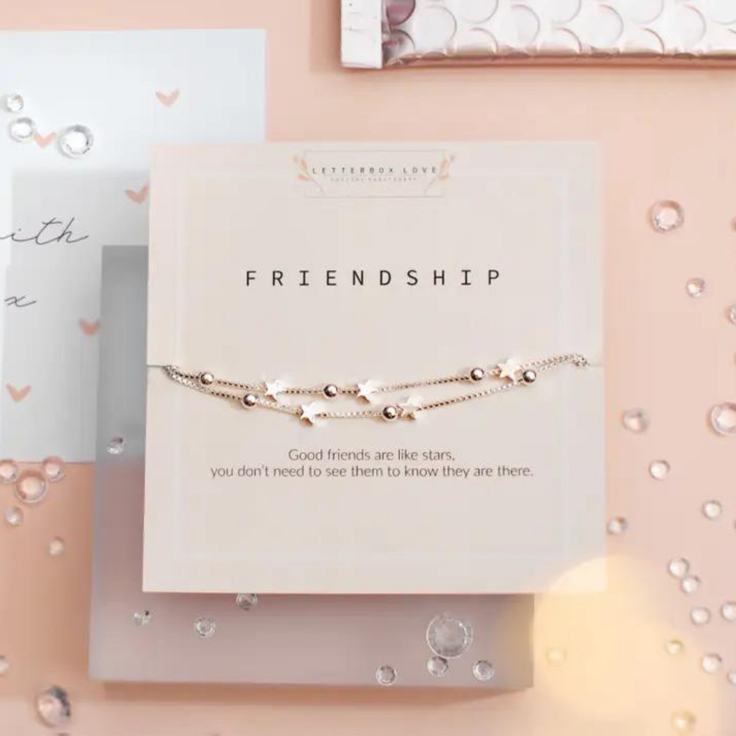 Friendship bracelet .Gift box can be added