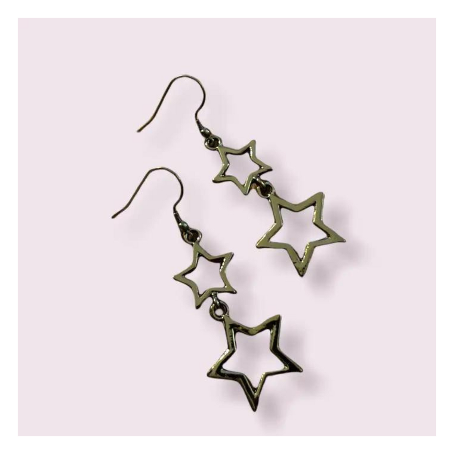 Star drop earings