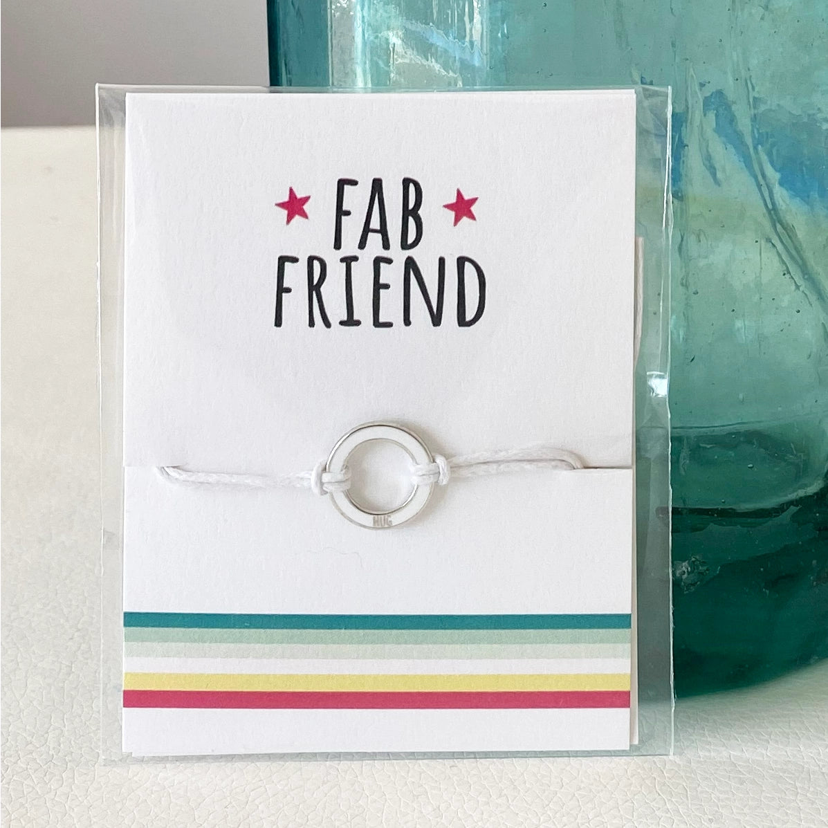 Fab friend string bracelet